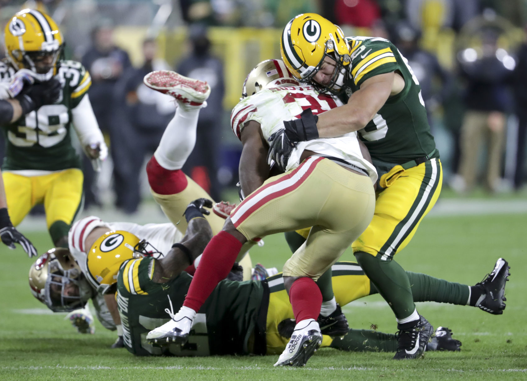 Packers 33, 49ers 30